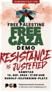 Free Gaza - Kundgebung und Demonstration am 14. September @ Rudolf-Hilferding-Platz